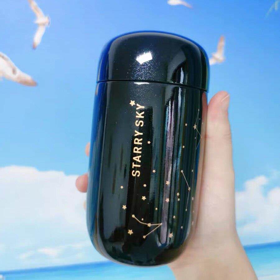 新款儿童水杯迷你星空杯不锈钢保温杯男孩上学专用便携随手杯