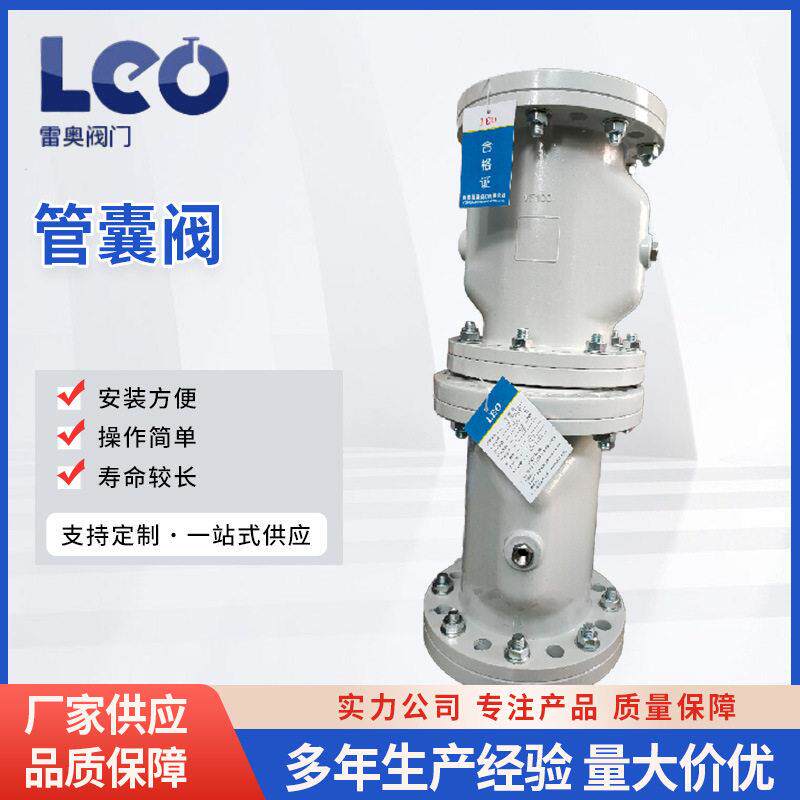 工业用圆桶式一体式气动管夹阀球形挤压管囊阀夹紧挠性阀厂家