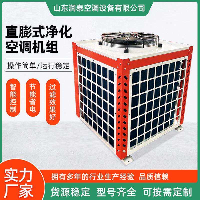 直膨式净化空调机组 冷暖两用风冷直膨机恒温恒湿空调直膨新风机