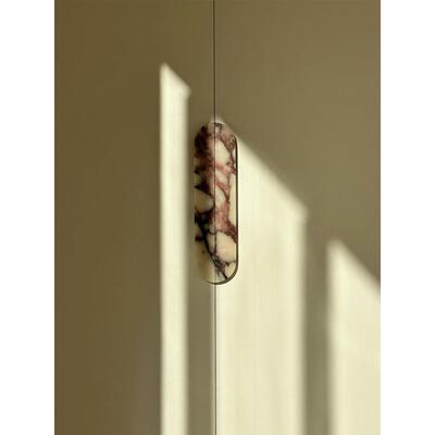 Jimin 法式侘寂风天然大理石高档柜门拉手别墅样板间大户型门把手