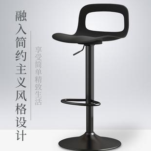 吧台椅现代简约高脚凳酒吧凳子家用吧凳靠背前台椅子创意升降吧椅
