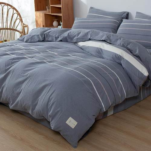 正品纯棉件易套100条被套床单学生四宿舍单张水洗棉棉被套简床上