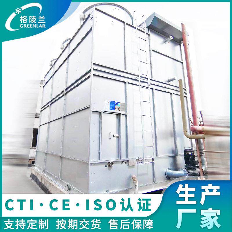 顺流蒸发式冷凝器标准排热量595kw大型蒸发冷凝器节能蒸发冷热泵