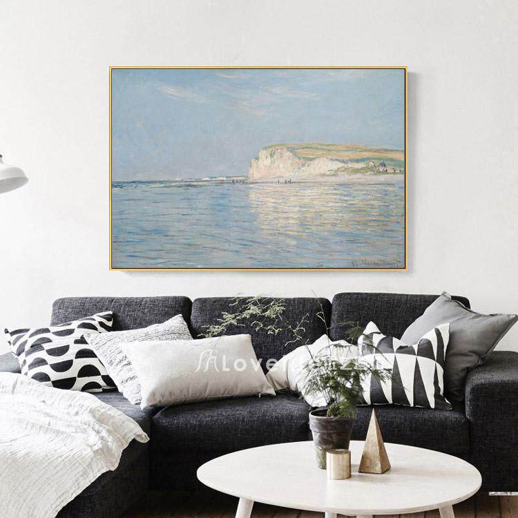 莫奈油画 画风景挂画 画抽象画 画山水无框画 画电箱装饰画 画饭