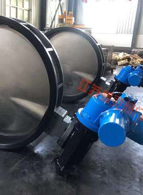 1.6mpa对夹蝶阀D971X-16CDN700铸钢对夹电动蝶阀