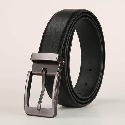 Mens Waist Belt Men Belts Leather Man For Jeans Black Male1