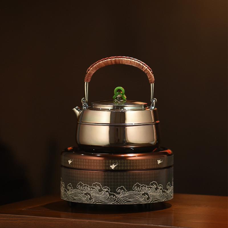 晋芳电陶炉茶炉泡茶铸铁家用煮茶器铁壶银壶铜壶1500瓦烧水电炉具