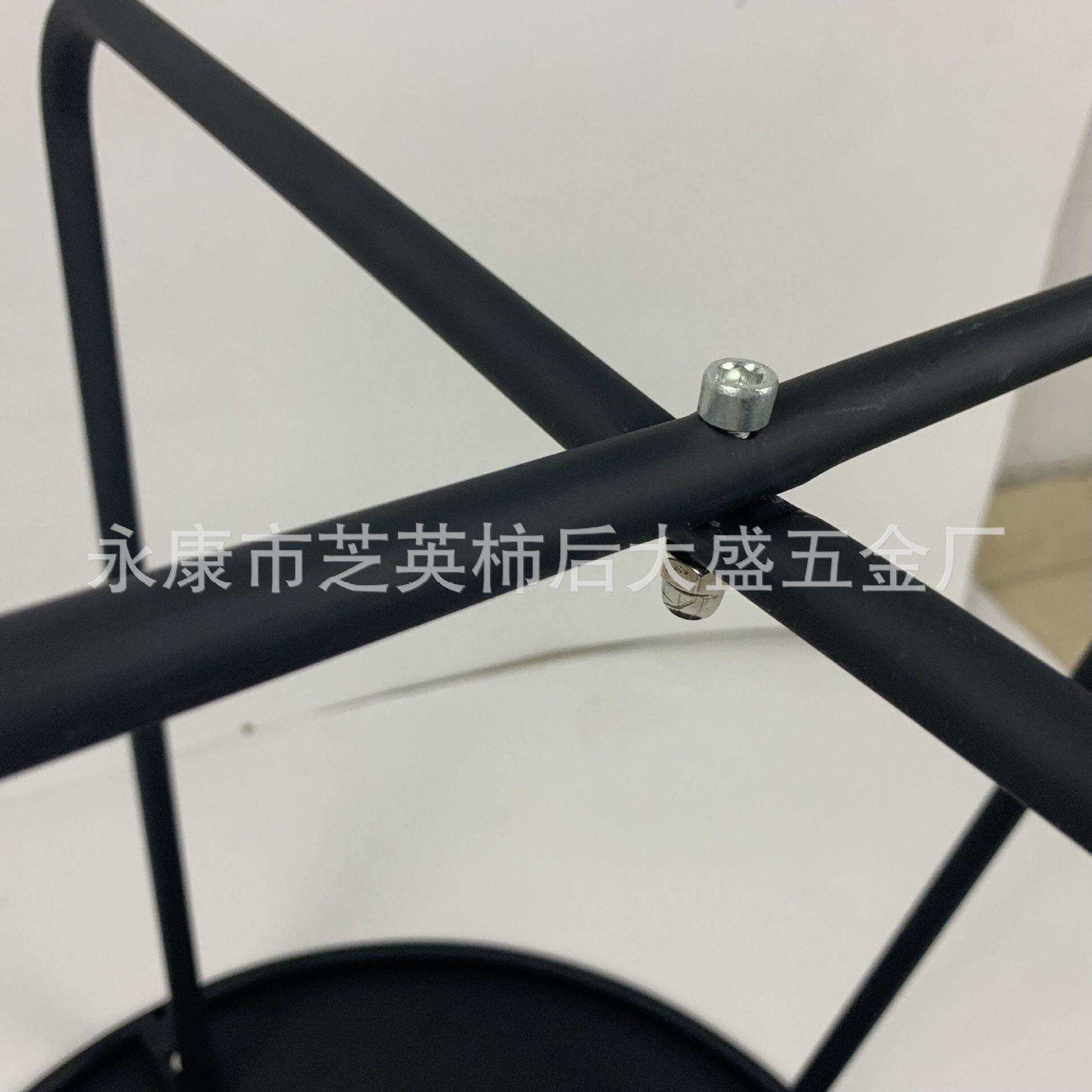 我是厂家简约铁艺茶几咖啡厅托盘圆形桌子小茶几酒店四脚折叠圆桌