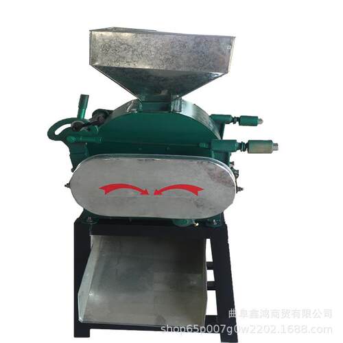 小型电动黑豆轧扁机玉米片挤扁机宁阳豆扁机价格