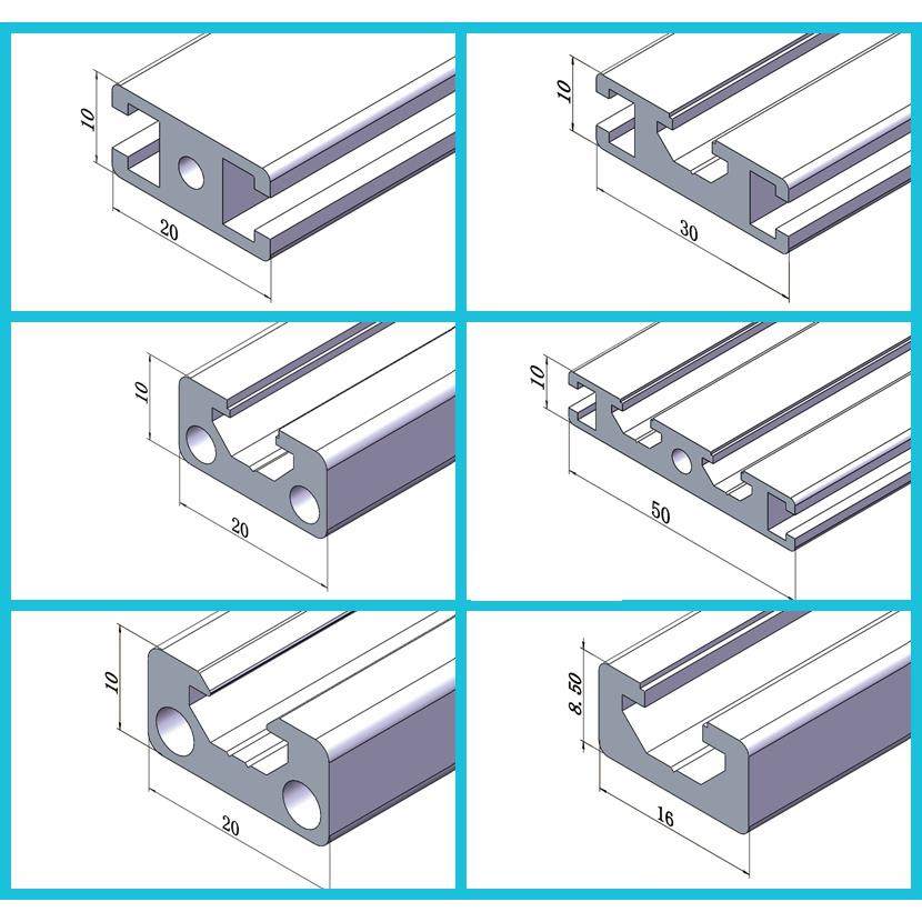 通用铝合金型材10系列 无肩形平板框架102010301050工业铝型材,金属材料及制品,铝型材配件,淘宝优惠券,粉丝福利购,淘宝优惠卷