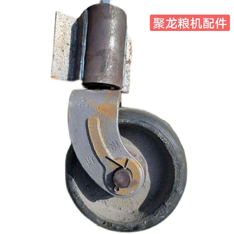 输送机重载加强 原装万向轮 云龙 聚力 脚轮粮机万向轮铸铁图片