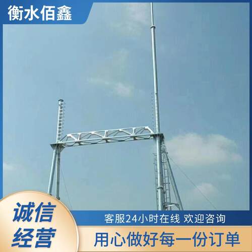 热镀锌角钢避雷塔高层建筑避雷针塔GFW钢管避雷针铁塔