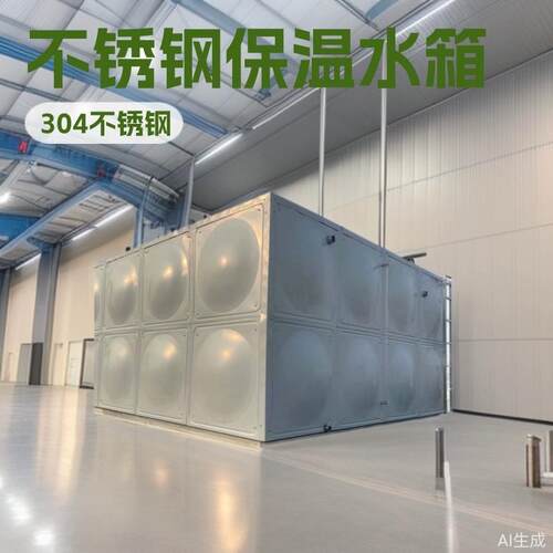 厂家不锈钢水箱304立式方形水箱组合式焊接不锈钢保温水箱