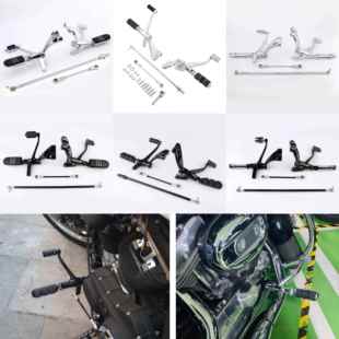 X48 适用于哈雷883前踏板总成04 72前踏 1200N Xl883 Sportser