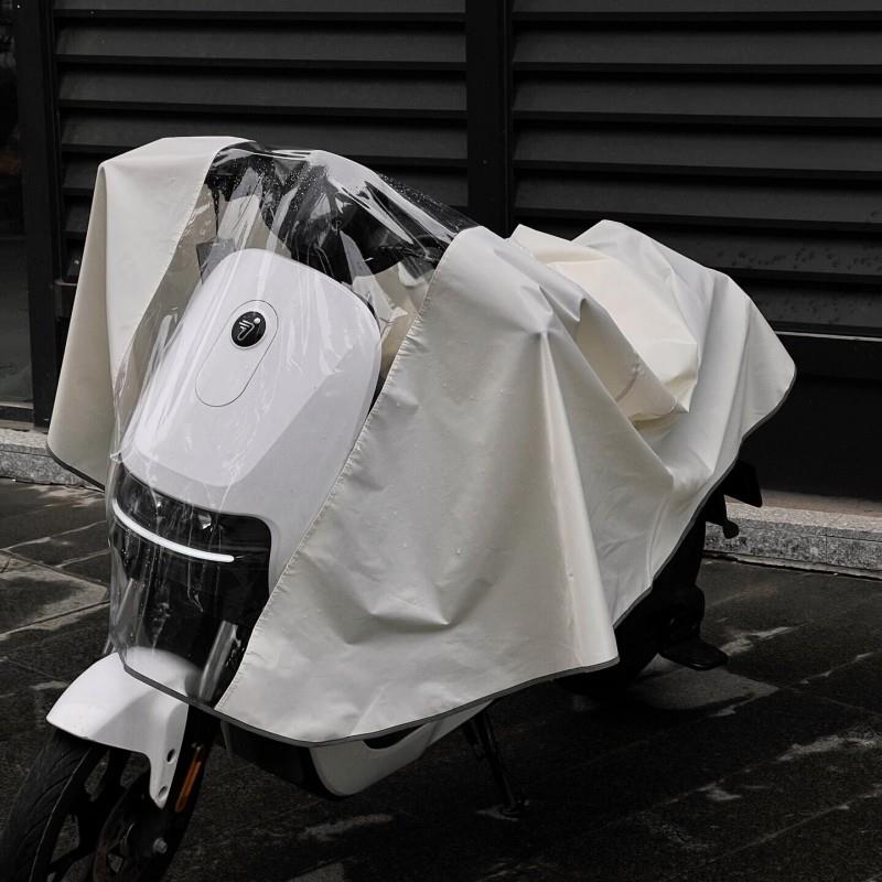 电动汽车雨披加厚放大全身防雨2024新款女子单人自行车蓄电池专用