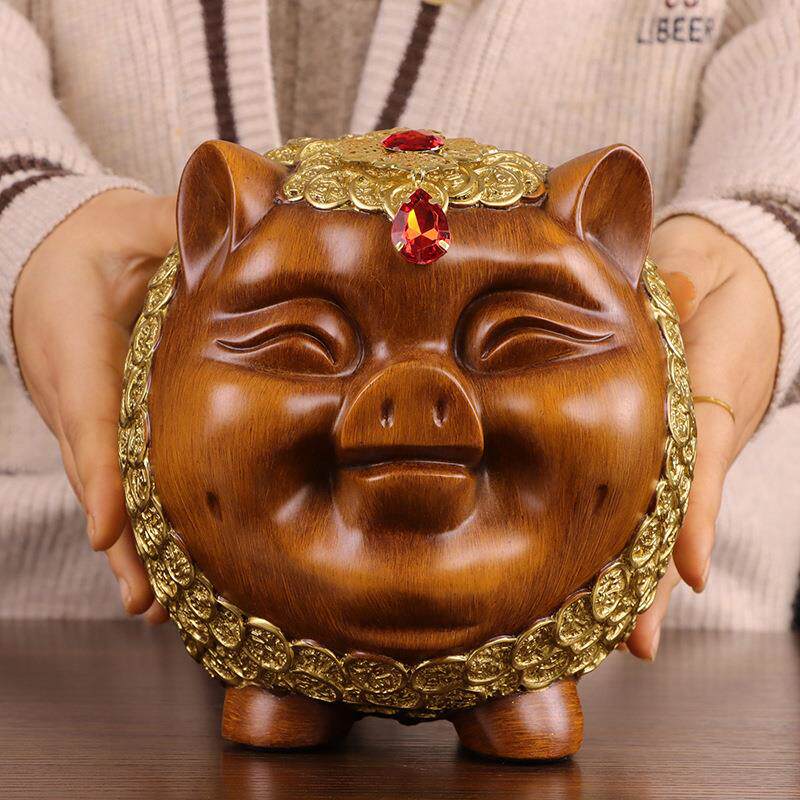 大号万福金猪件可存可存钱家居装饰罐品储钱蓄088罐创意实摆取用