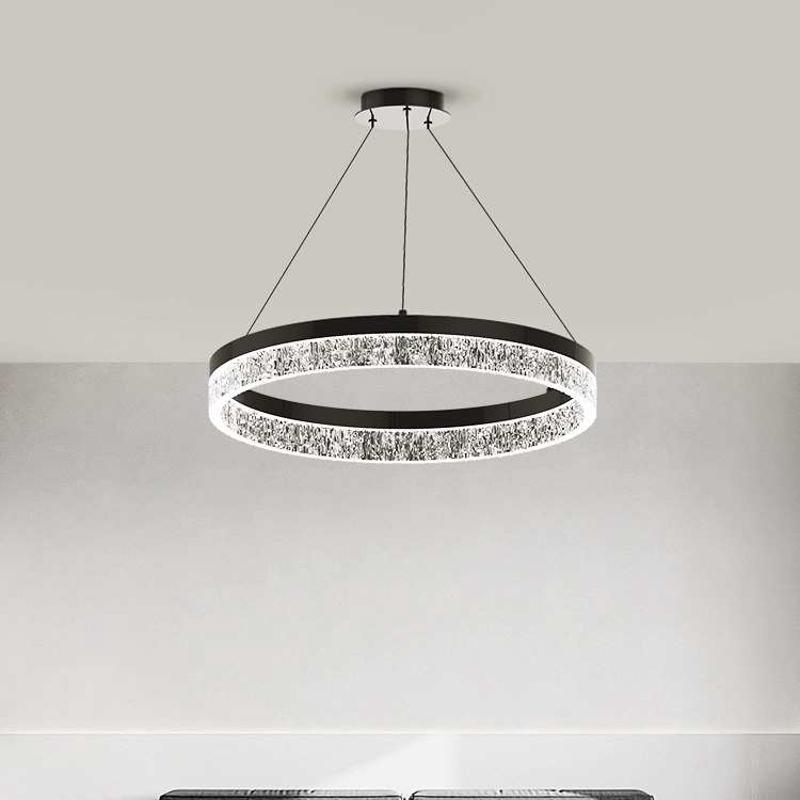 科迪诗2024年新款高级现代简约大气冰裂纹理客厅灯艺术餐厅卧室灯