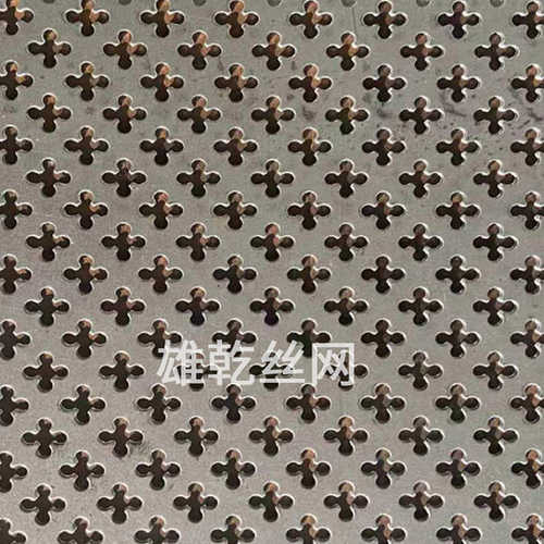 定制304不锈钢梅花孔冲孔网铁艺镀锌板外墙置物架冲孔板装饰网