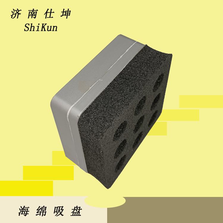 现货 80*80方形海绵吸盘 机械手配件 石头砖块等搬运用真空吸盘