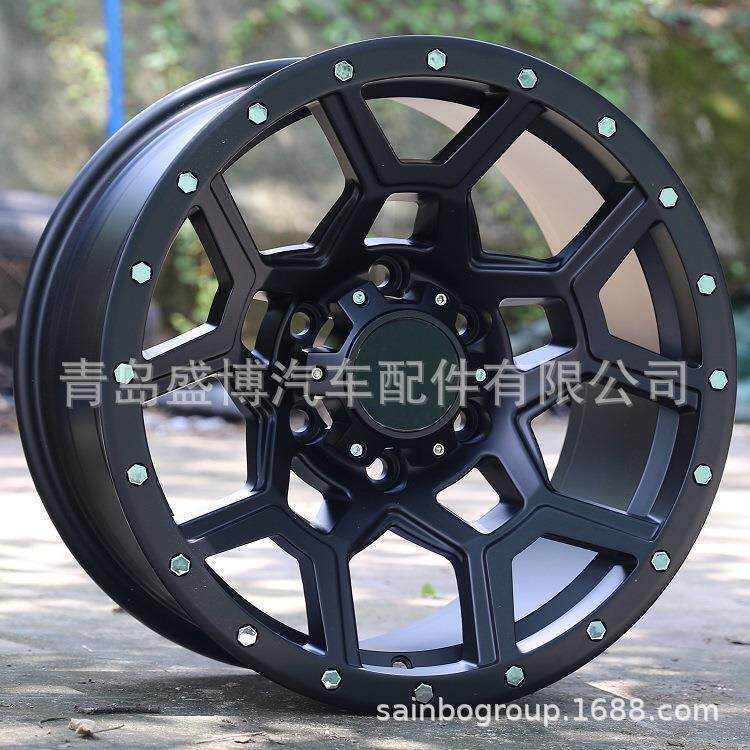 F89L3017寸盛博个性改装越野车四驱车铝合金轮毂轮辋胎铃