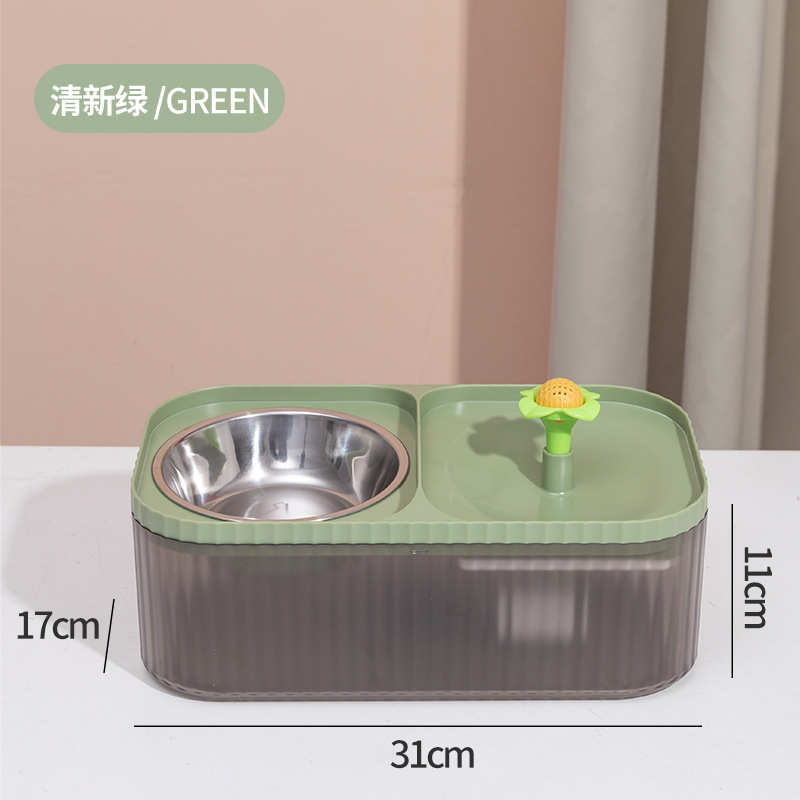 过滤不锈钢循环喂猫咪智能猫盆宠物用品款爆狗水器宠物 食饮水机