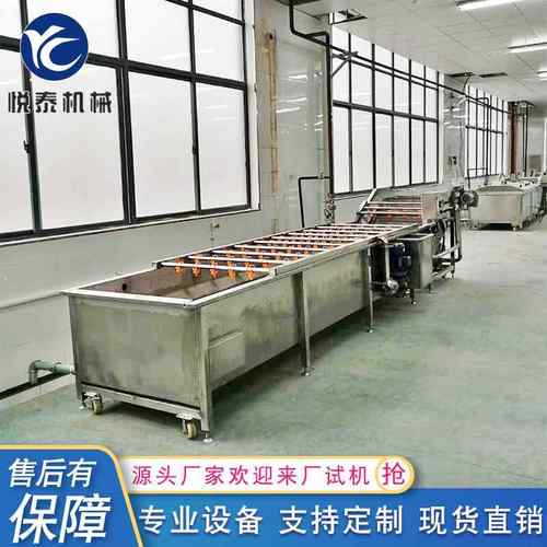 冲浪式橙子板栗清洗机不锈钢果蔬气泡清洗机大型蔬菜清洗机