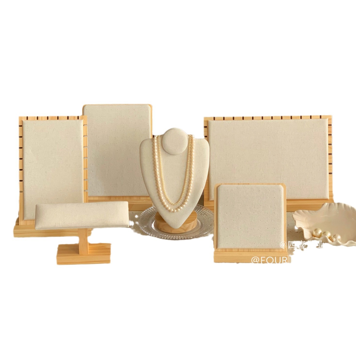 木质项链展示吊坠首饰首饰展示架