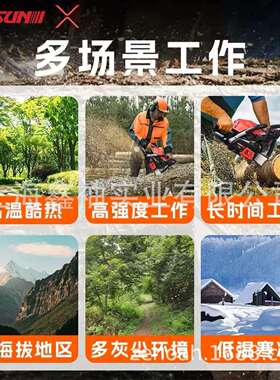 TOPSUN油锯XCS461伐木锯18英寸坚固性能优越汽油锯