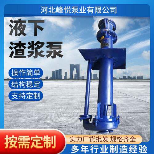 65QV-SP液下渣浆泵立式抽砂建材污水泵可加长排污泵清淤杂质泵