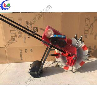 KZY-5型手推式滚轮播种机人力手扶5嘴点播机单行株距蔬菜下种机