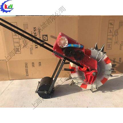 KZY-5型手推式滚轮播种机人力手扶5嘴点播机单行株距蔬菜下种机