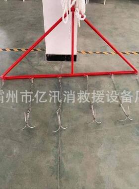 滚钩整体三角可拆卸式设计拖拽牵引绳强度25KN不锈钢铰链强度14KN