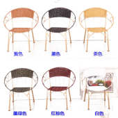 藤椅休闲家用小藤椅子靠背椅成人老人室内阳台户外桌椅儿童凳子厂