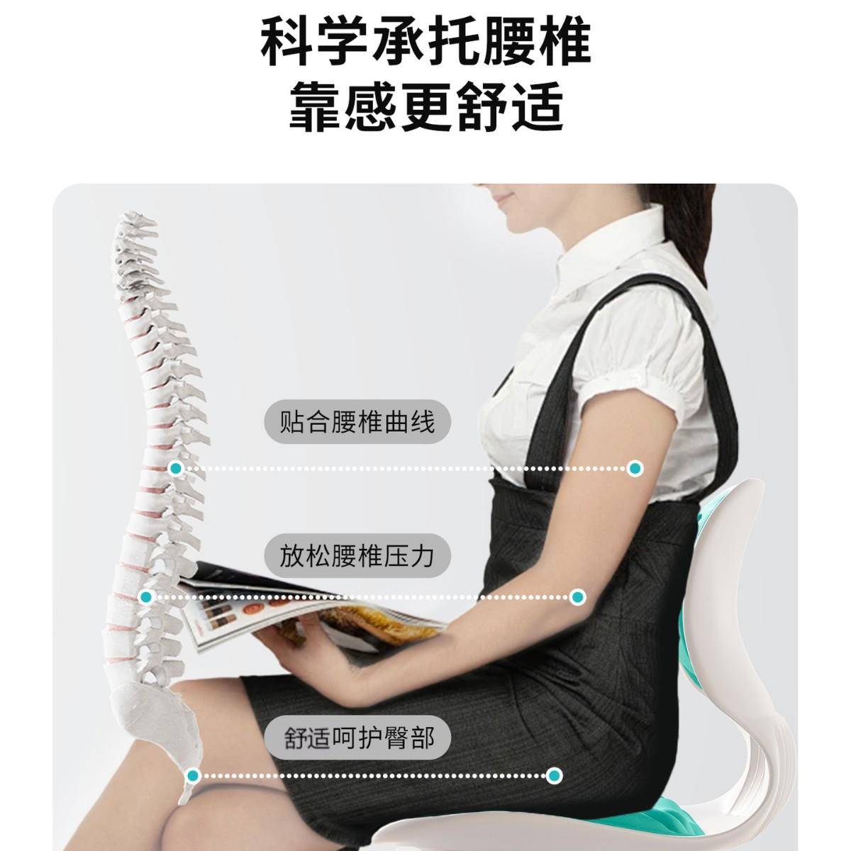 沙发靠床上靠榻背椅护腰坐哺乳椅人体工学椅榻米垫记背忆棉办MZ-8