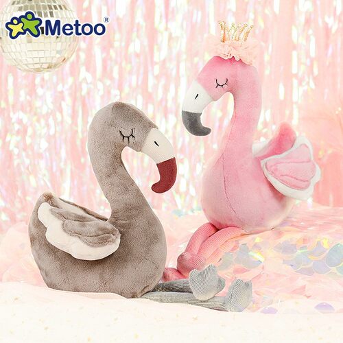 metoo咪兔美姿鹤公仔毛绒玩具儿童玩具仙鹤玩偶 抓机娃娃可爱