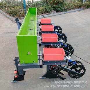 4行玉米大豆精播机 小四轮玉米播种机播种施肥一体机2 新款