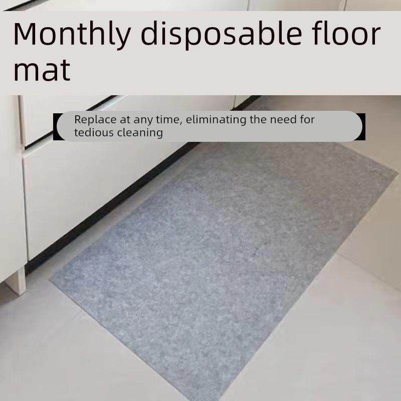 家用厨房一次性地垫防脏免洗吸水吸油防滑卫生间入户门口可拼接