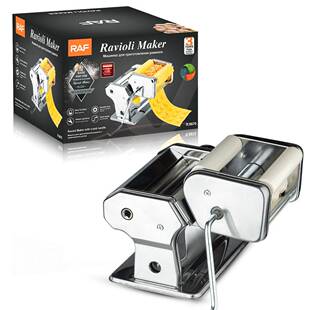 直销新款RAF家用老式手动馄饨机压面机 多功能小型压面条饺子皮机