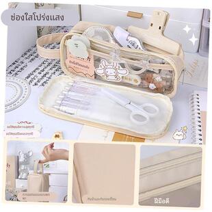 Cases Canv Korea Pencil Pencilcase Waterproof Girls Cute for