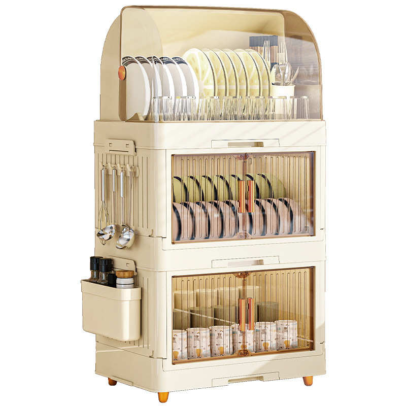 碗盘物架碗柜盒厨房沥水餐具碗碟新款台面置碗筷收纳子放物架置