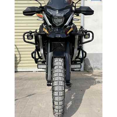 珠峰凯越525X500x摩托车新款改装上杠单摇双摇臂专用中下一体护杠