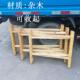 W7实大圆桌折叠桌架子方木桌餐桌脚杂木便OLT捷折叠架桌腿架支桌
