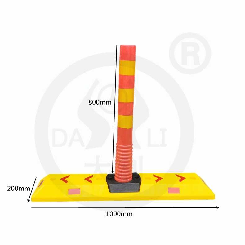 道路分流车辆引导隔离墩 PU警示柱高速收费站反光分流标 分道体