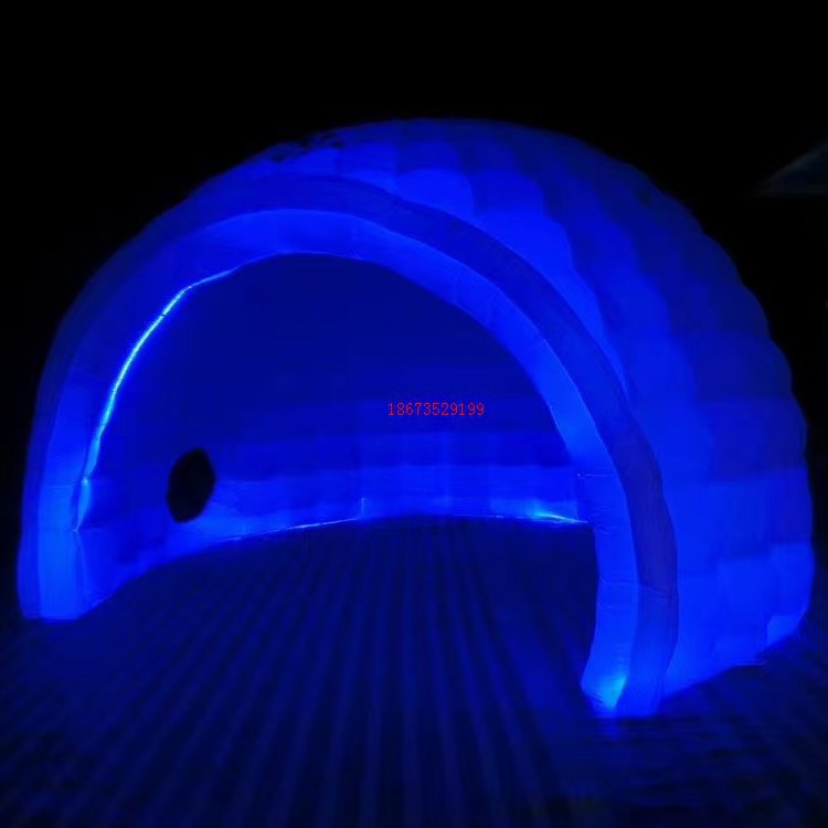 户外居住充气城堡充气帐篷充气跳床滑梯组合加厚户外游乐设备