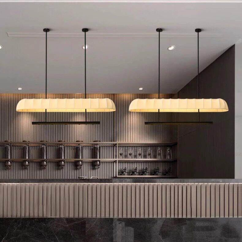 收银台上方吊灯酒店前台茶室岛台咖啡厅长条灯具商用餐厅吧台吊灯