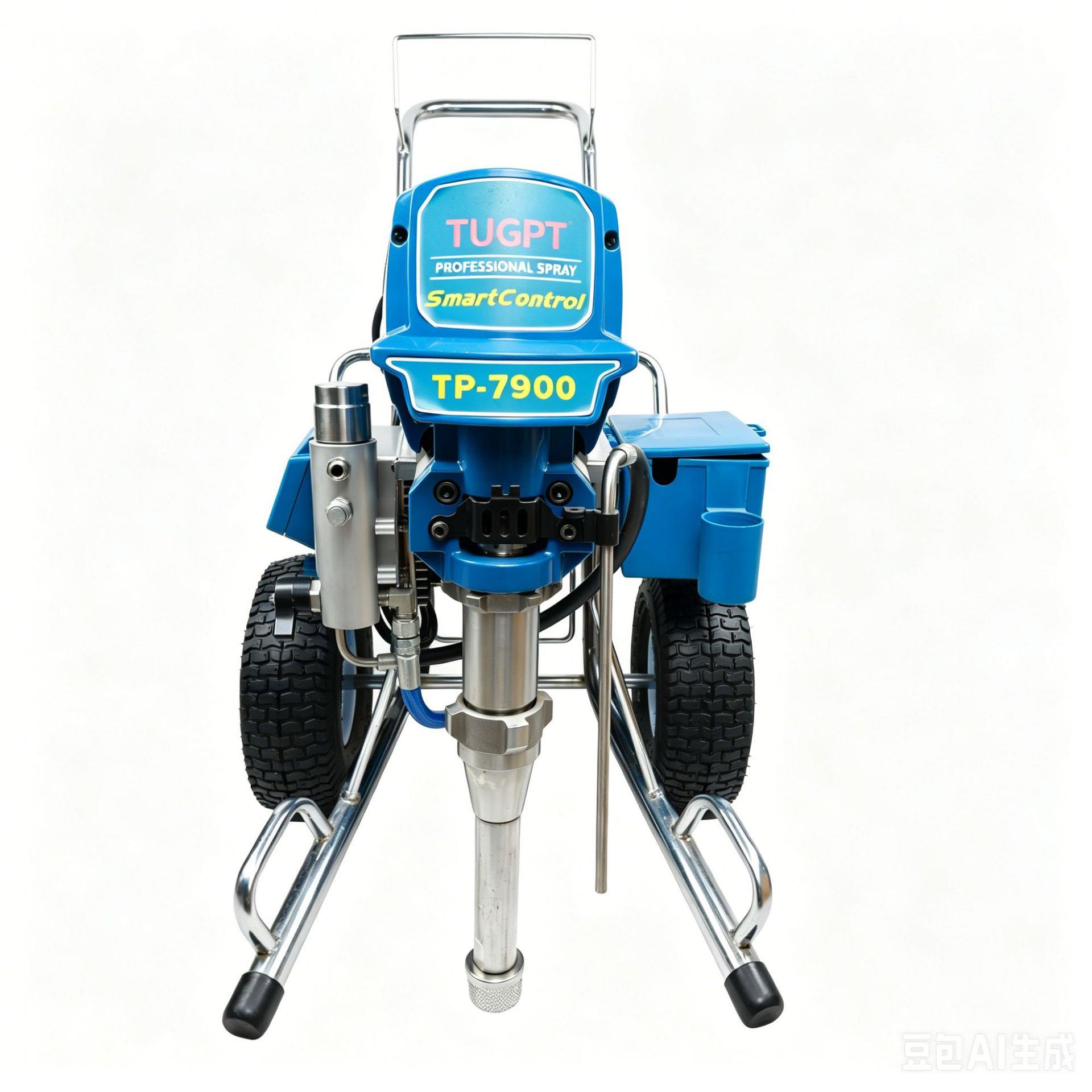 TUGPT7900腻子粉乳胶漆喷涂机柱塞压无气墙面涂料油漆喷涂机