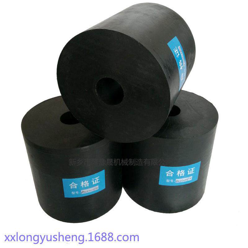 厂家振动筛天然橡胶弹簧 圆柱形复合减震块 激振器减震橡胶垫