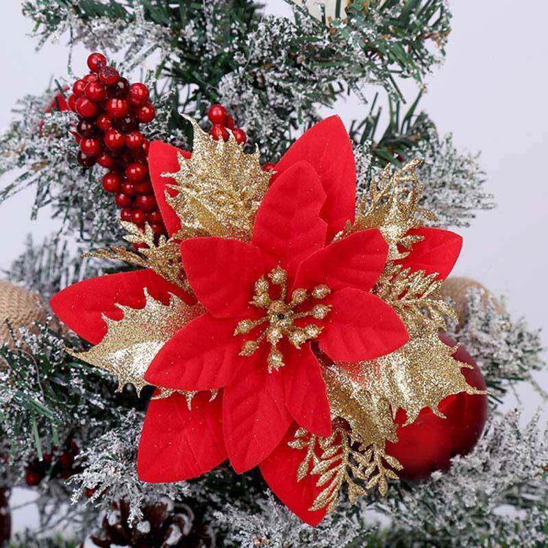 Christmas tree decoration cuttings garland rattan accessorie - 实物图