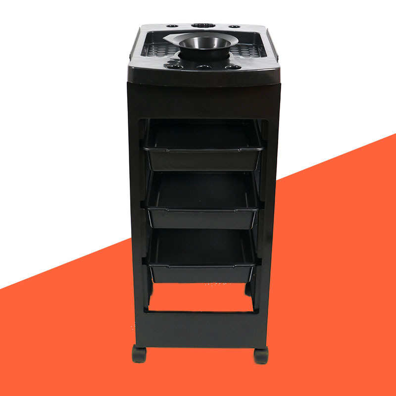 多功能移动小推车理发店收纳置物架 3层发廊沙龙工具收纳推车