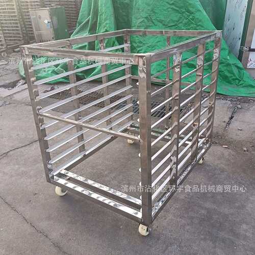 全钢馒头蒸房推车 商用蒸车烘干车 304材质商用不锈钢晾晒架子